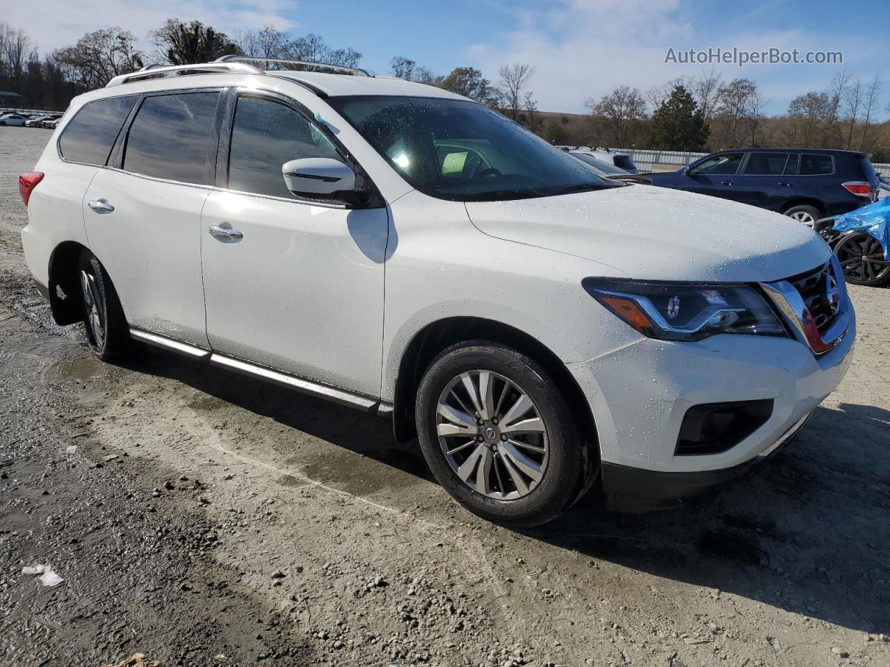 2020 Nissan Pathfinder S White vin: 5N1DR2AN6LC596940