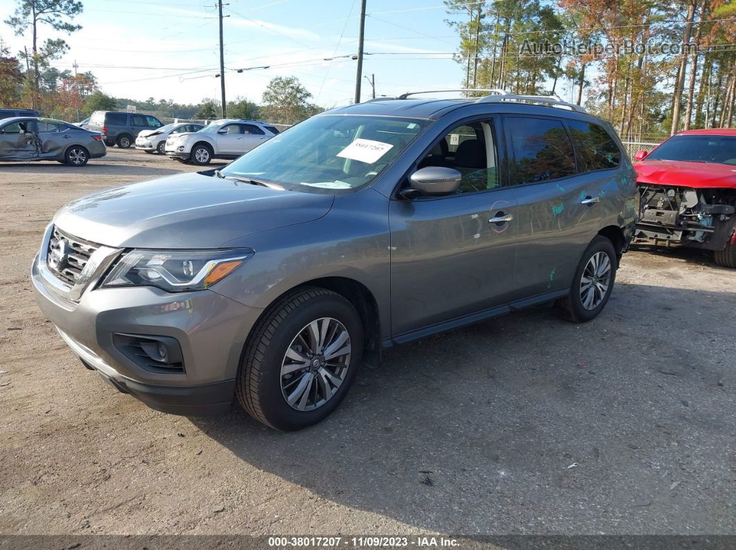 2020 Nissan Pathfinder S Серый vin: 5N1DR2AN6LC647997