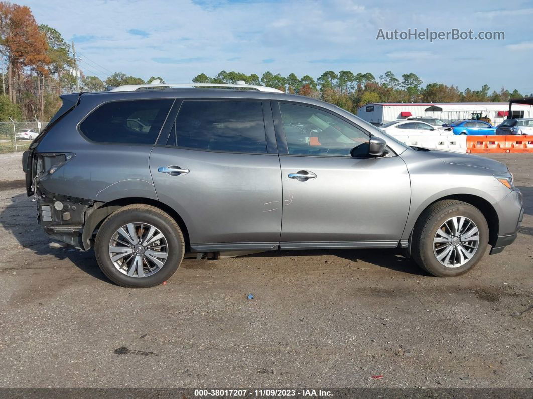 2020 Nissan Pathfinder S Gray vin: 5N1DR2AN6LC647997