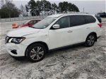 2020 Nissan Pathfinder S White vin: 5N1DR2AN7LC589060