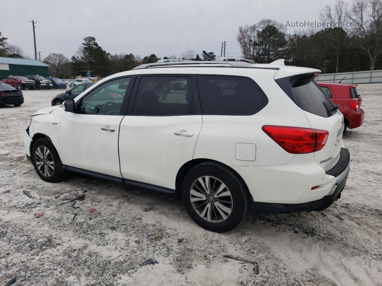 2020 Nissan Pathfinder S White vin: 5N1DR2AN7LC589060