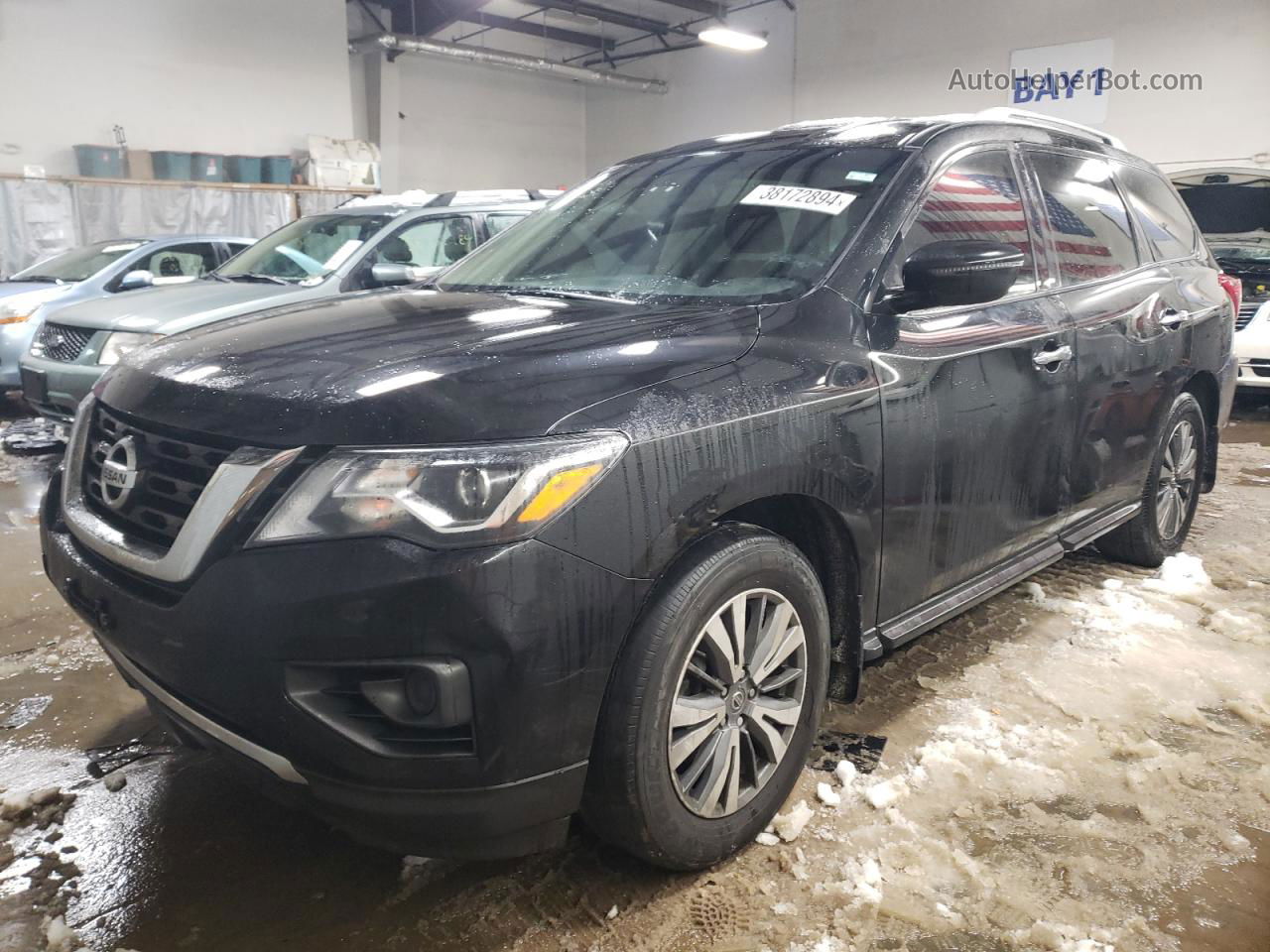 2020 Nissan Pathfinder S Black vin: 5N1DR2AN8LC622888