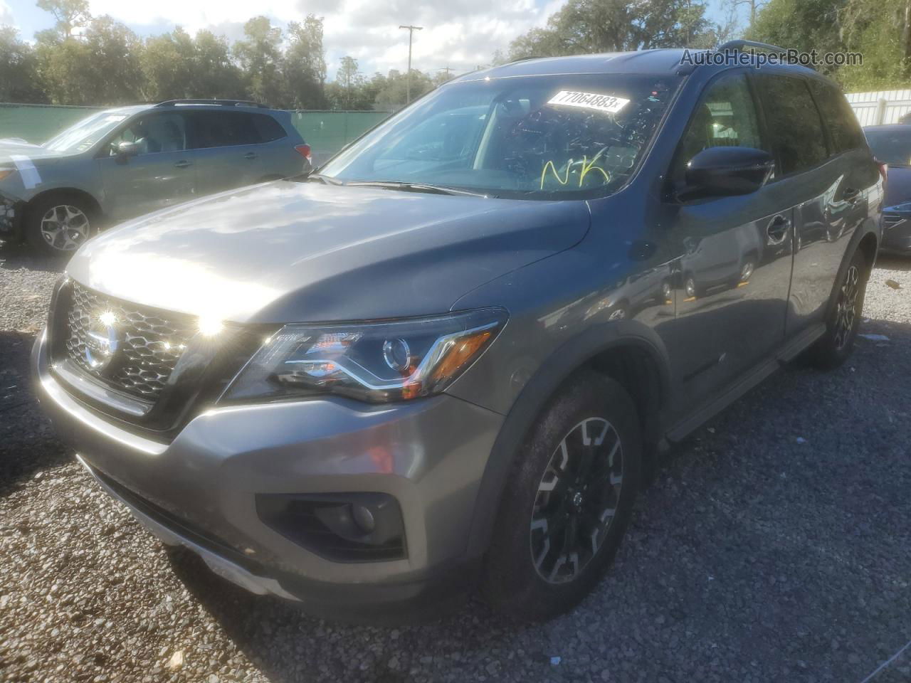 2020 Nissan Pathfinder Sv Gray vin: 5N1DR2BM0LC595983