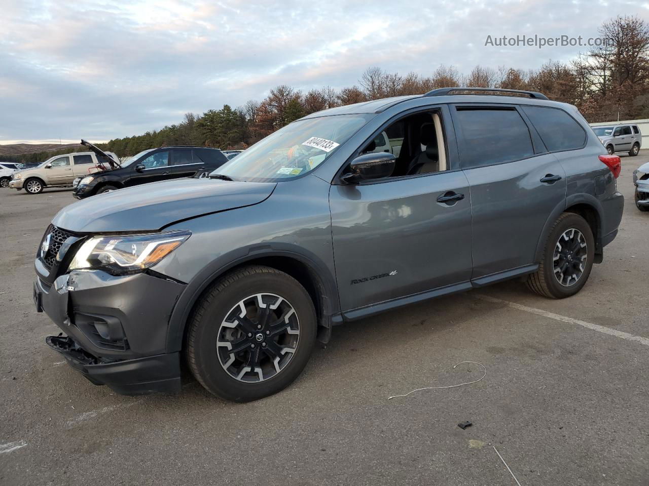 2020 Nissan Pathfinder Sv Gray vin: 5N1DR2BM0LC628951