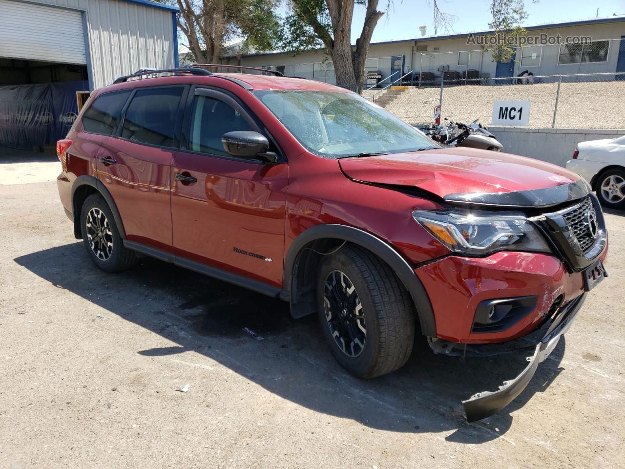 2020 Nissan Pathfinder Sv Red vin: 5N1DR2BM0LC650531