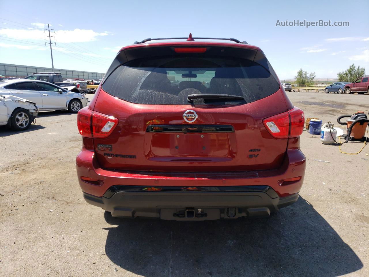 2020 Nissan Pathfinder Sv Red vin: 5N1DR2BM0LC650531