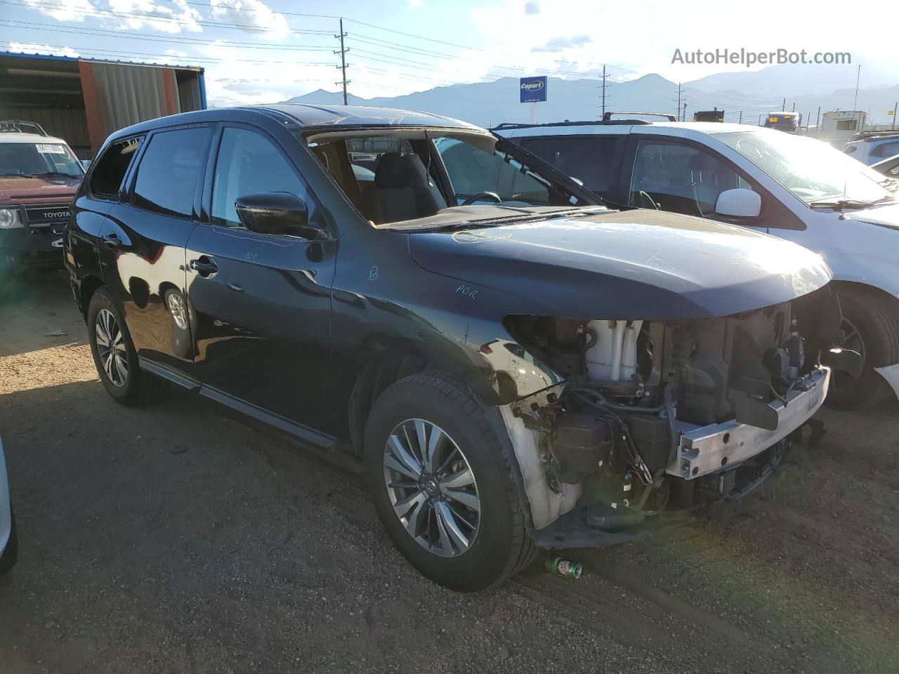 2020 Nissan Pathfinder Sv Black vin: 5N1DR2BM4LC581360