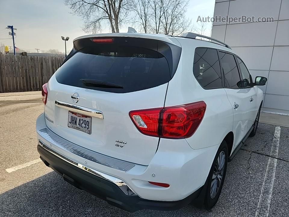 2020 Nissan Pathfinder Sv White vin: 5N1DR2BM5LC627178