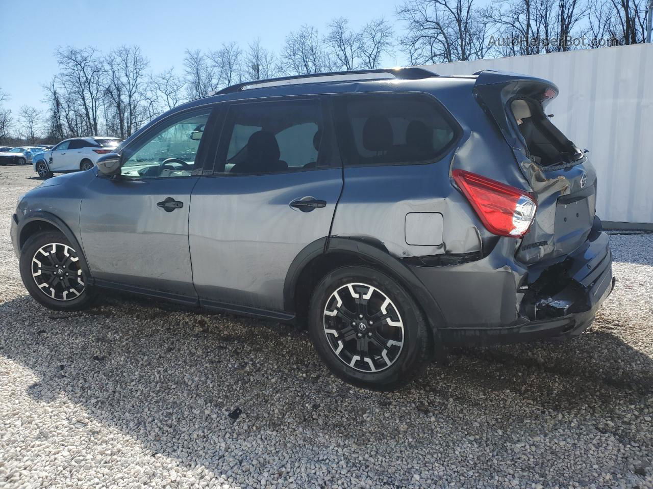 2020 Nissan Pathfinder Sv Серый vin: 5N1DR2BM6LC643602