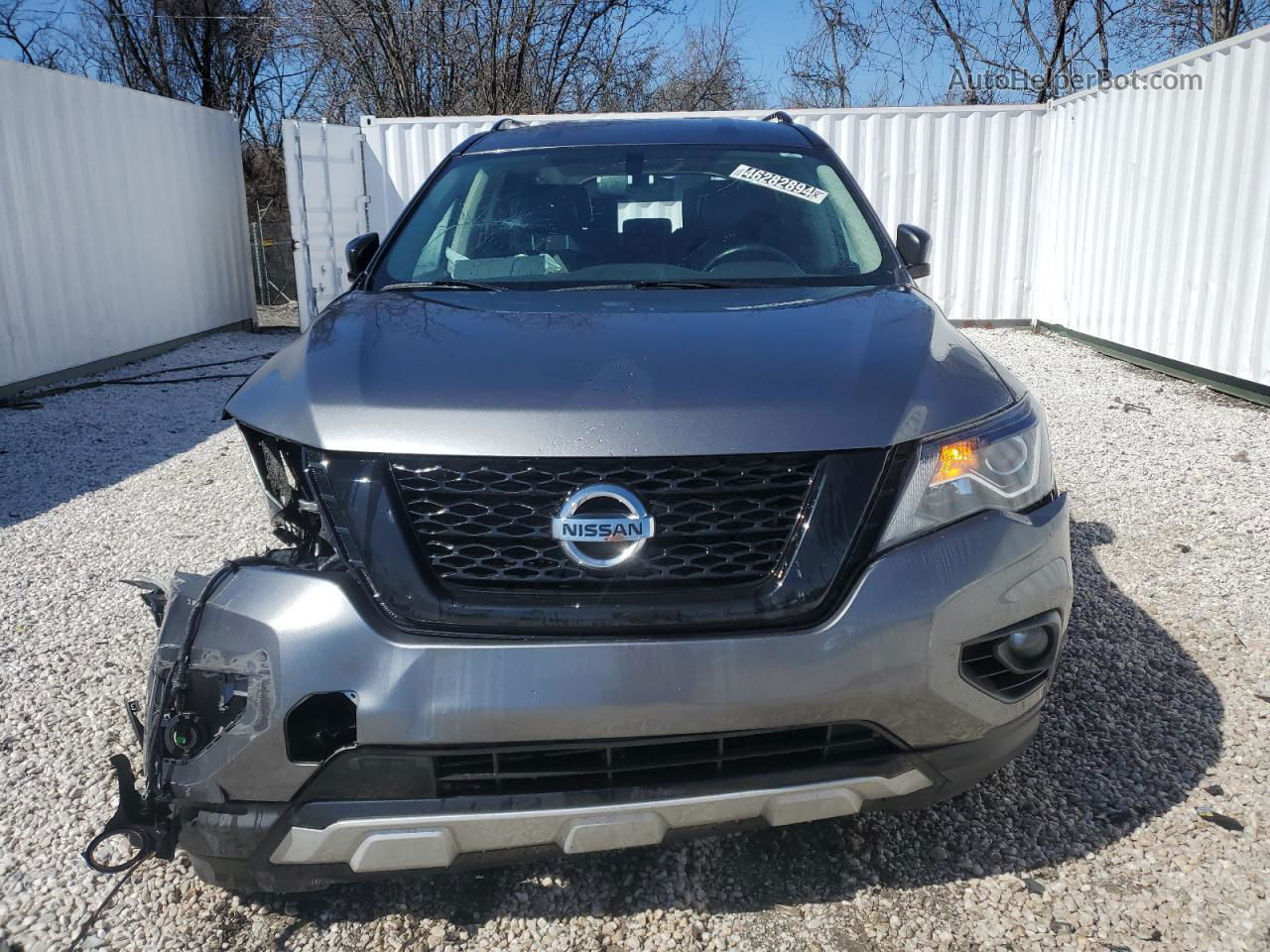 2020 Nissan Pathfinder Sv Gray vin: 5N1DR2BM6LC643602