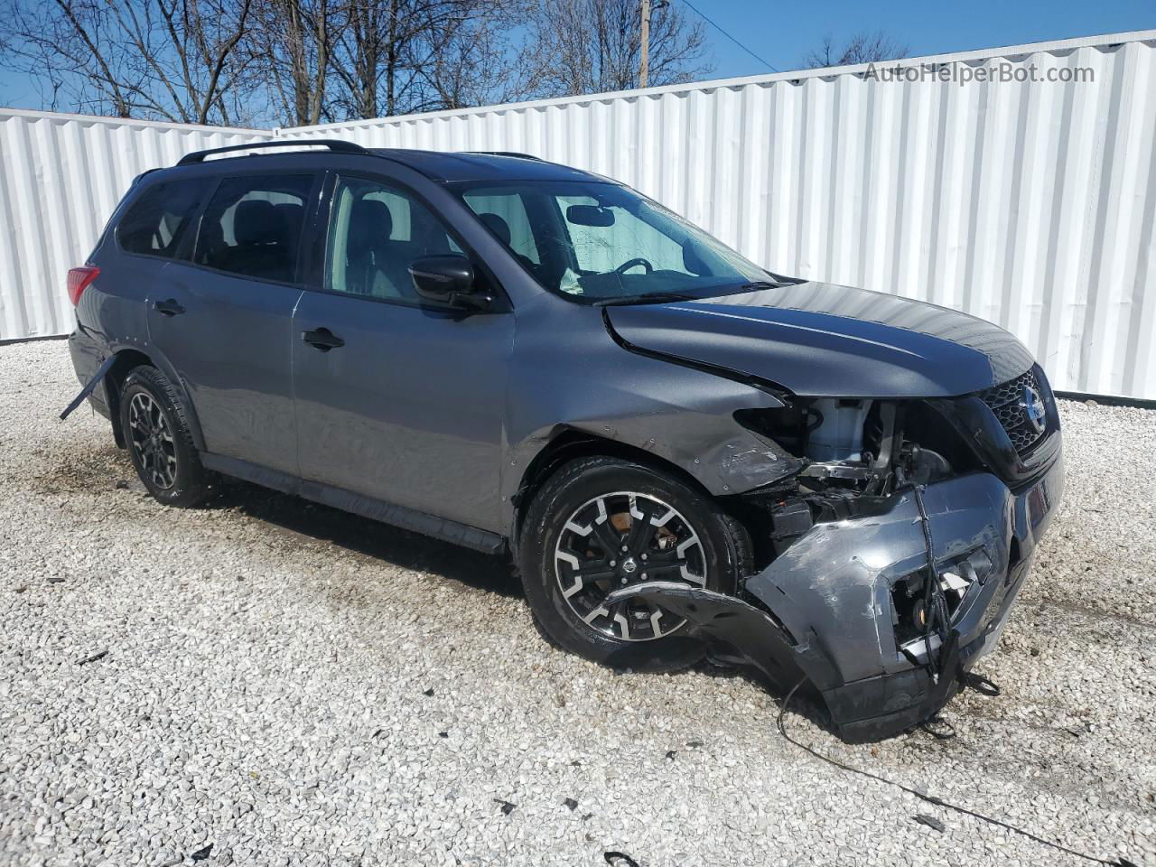 2020 Nissan Pathfinder Sv Gray vin: 5N1DR2BM6LC643602