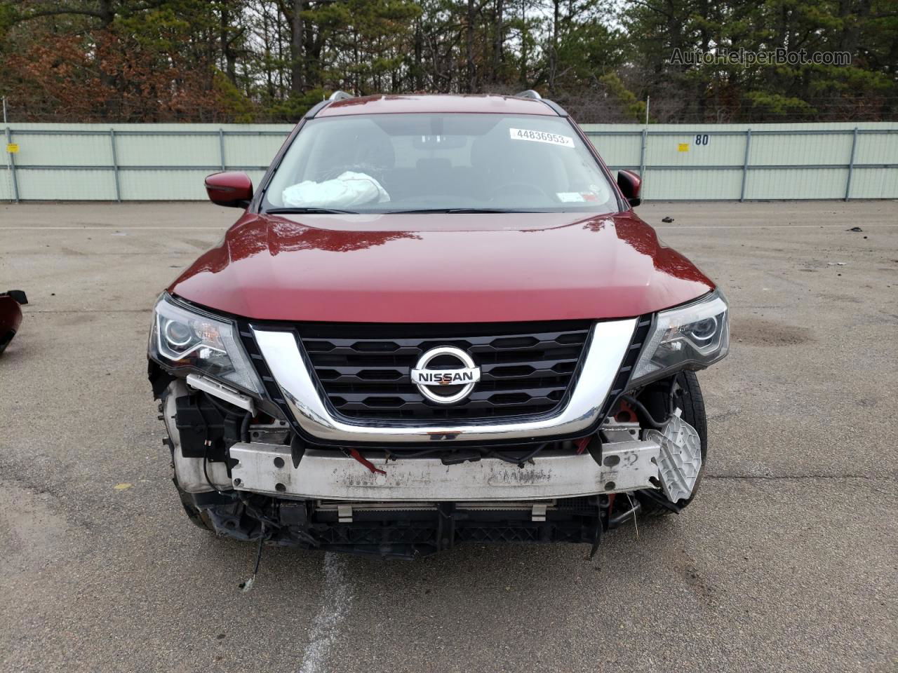 2020 Nissan Pathfinder Sv Red vin: 5N1DR2BM7LC609670