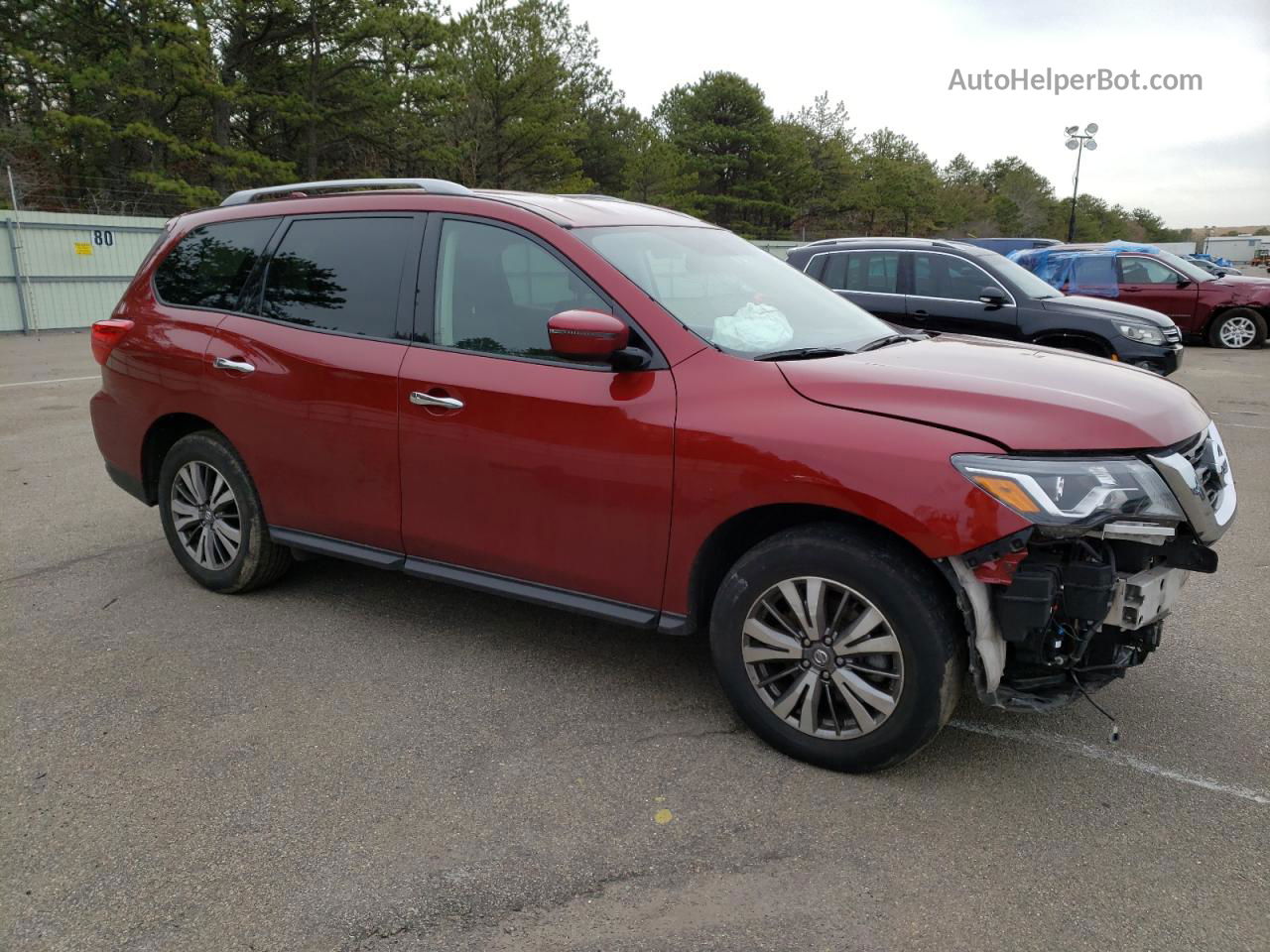 2020 Nissan Pathfinder Sv Red vin: 5N1DR2BM7LC609670