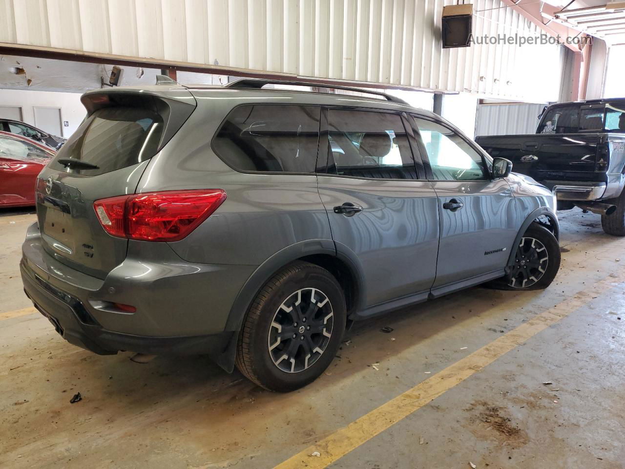 2020 Nissan Pathfinder Sv Gray vin: 5N1DR2BM9LC609248