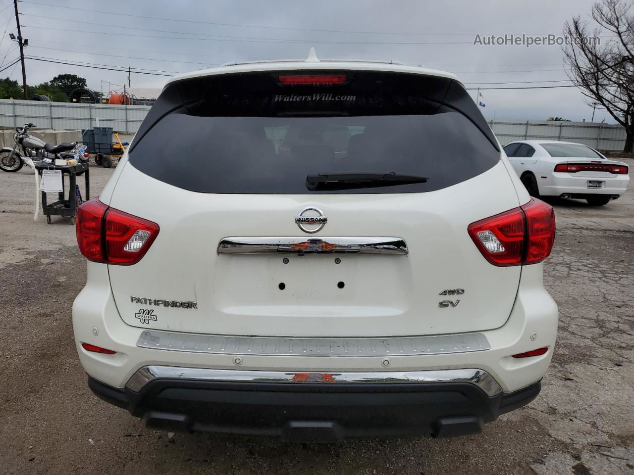 2020 Nissan Pathfinder Sv White vin: 5N1DR2BM9LC623005