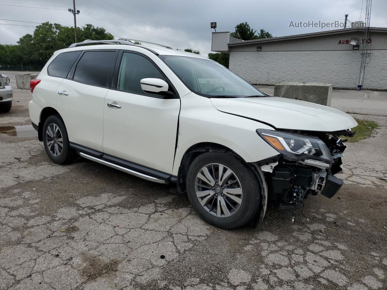 2020 Nissan Pathfinder Sv White vin: 5N1DR2BM9LC623005