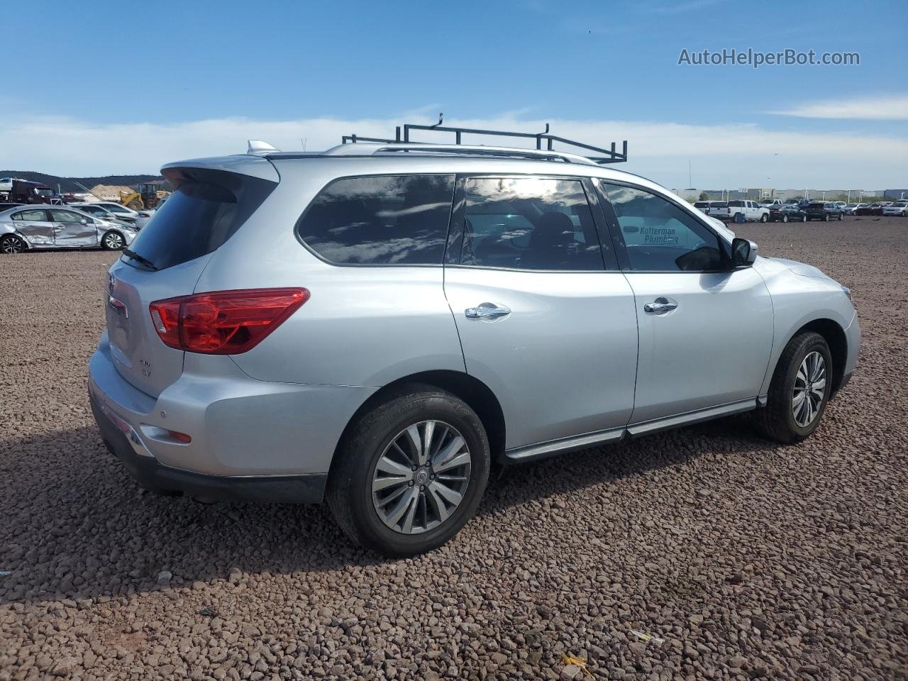 2020 Nissan Pathfinder Sv Silver vin: 5N1DR2BMXLC583808