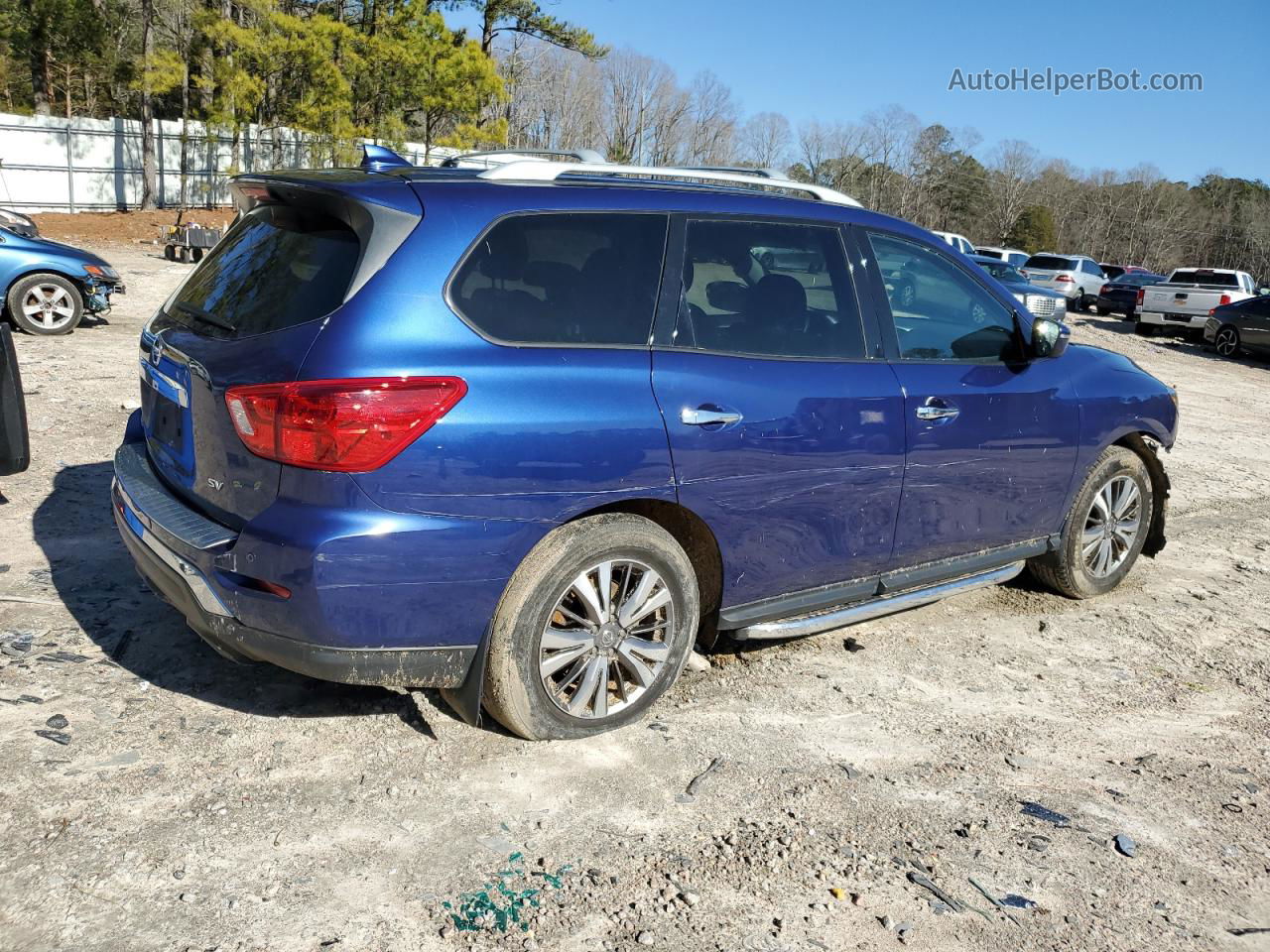 2020 Nissan Pathfinder Sv Blue vin: 5N1DR2BN1LC592860