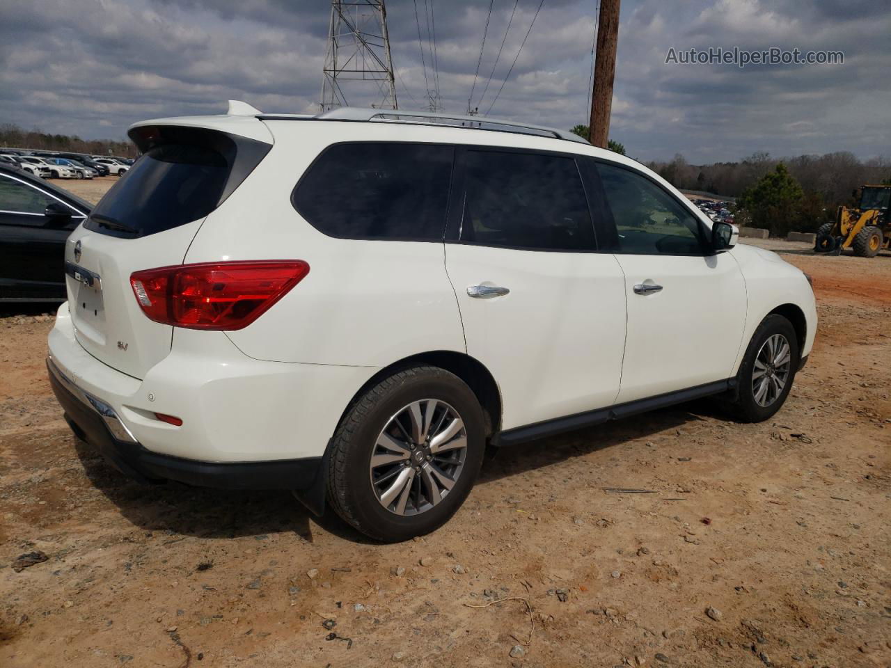 2020 Nissan Pathfinder Sv White vin: 5N1DR2BN1LC648506