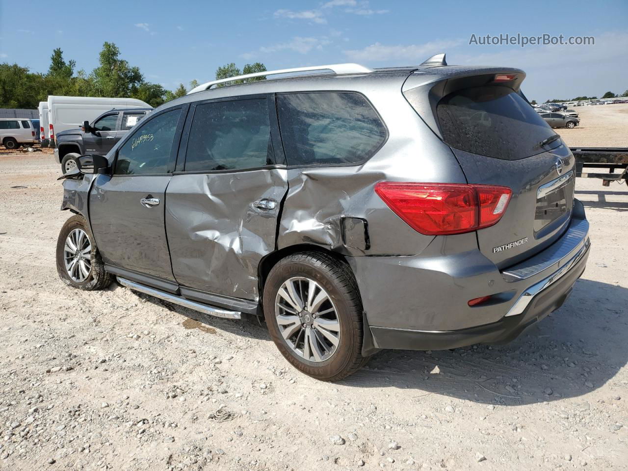 2020 Nissan Pathfinder Sv Gray vin: 5N1DR2BN2LC592091