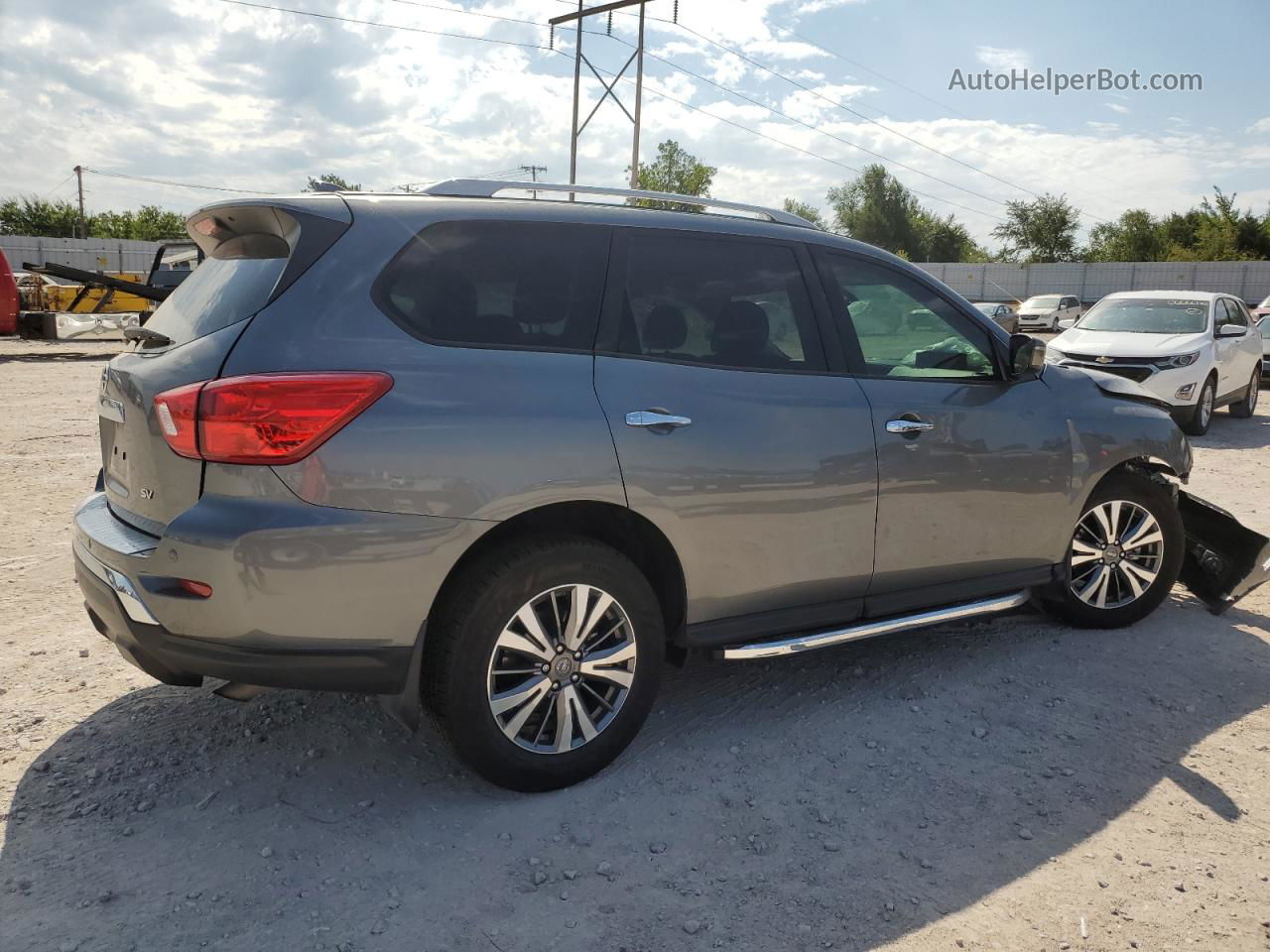 2020 Nissan Pathfinder Sv Gray vin: 5N1DR2BN2LC592091