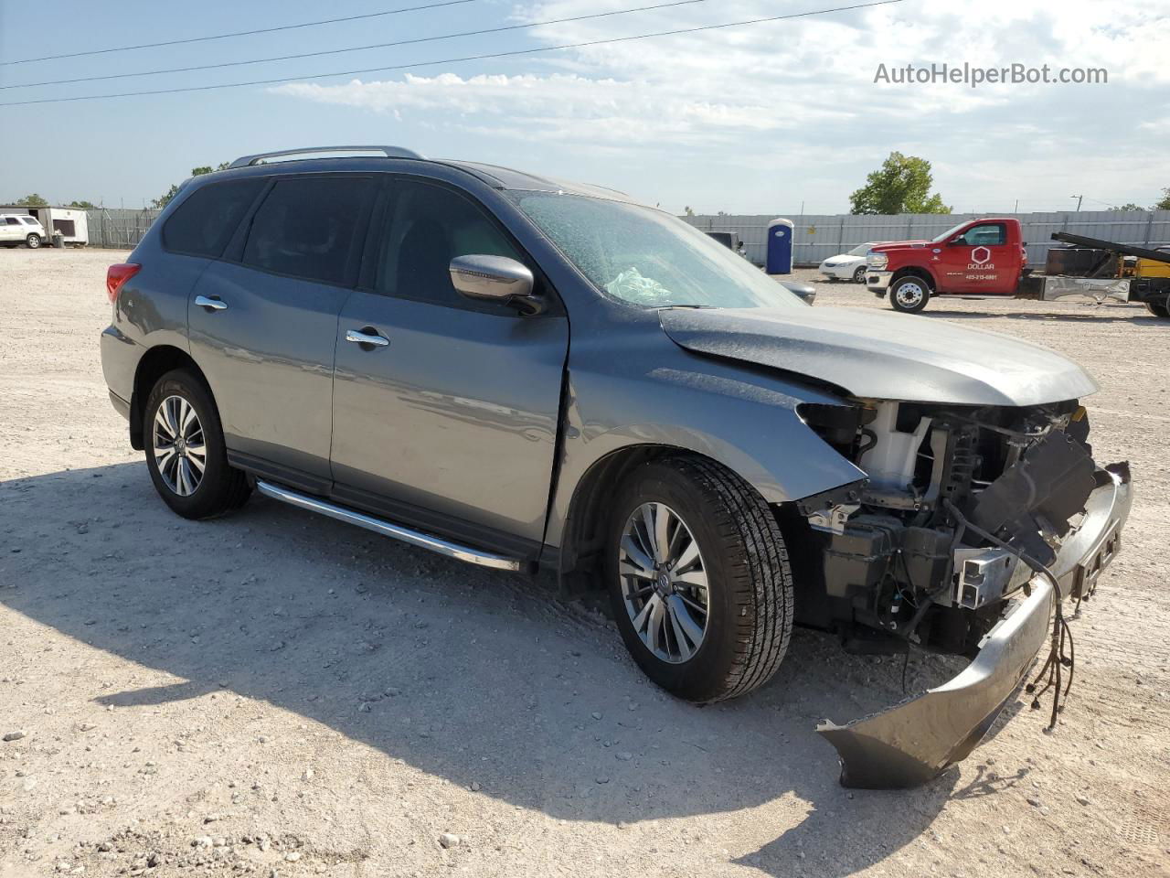 2020 Nissan Pathfinder Sv Gray vin: 5N1DR2BN2LC592091