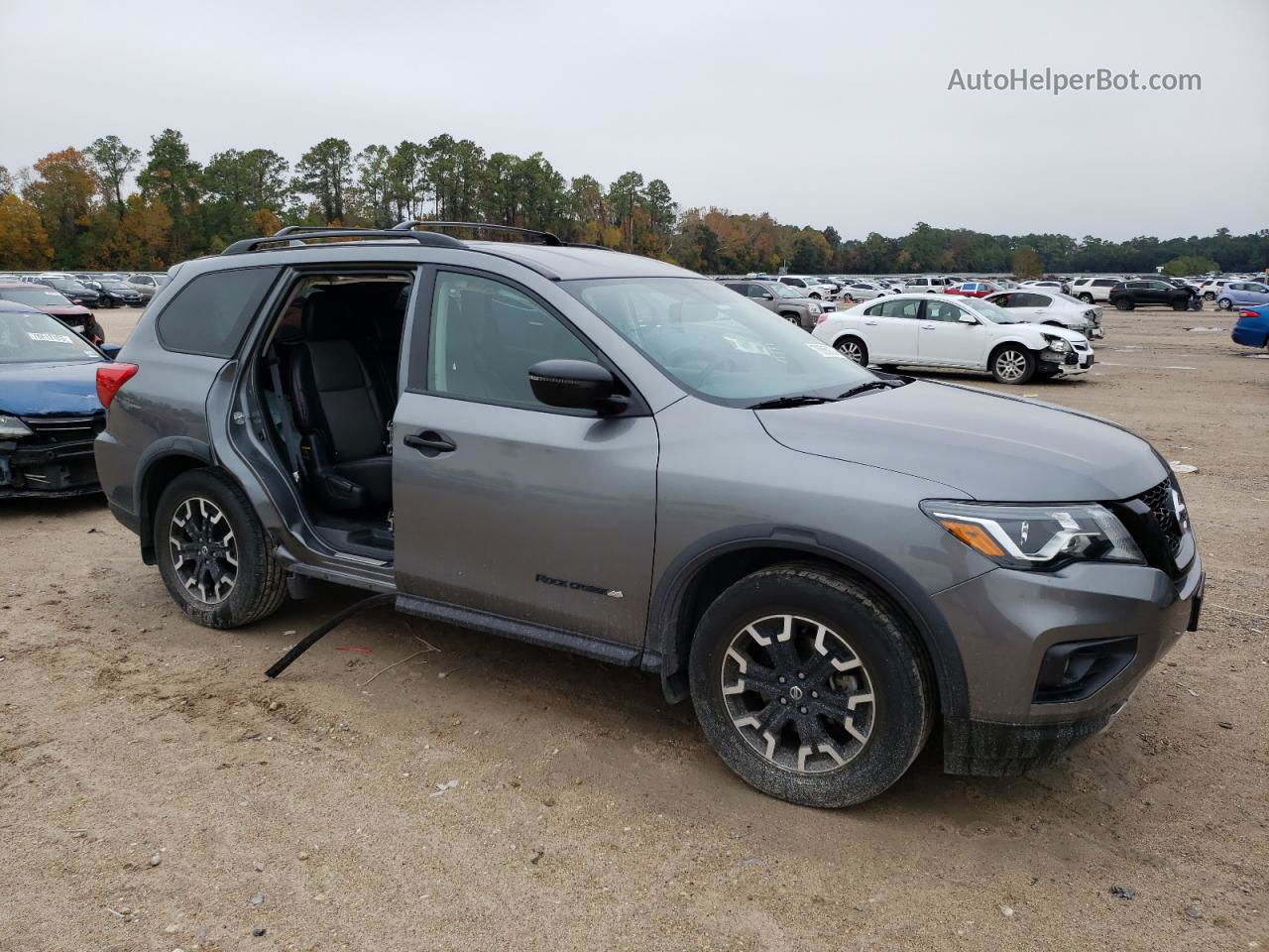 2020 Nissan Pathfinder Sv Gray vin: 5N1DR2BN2LC615451