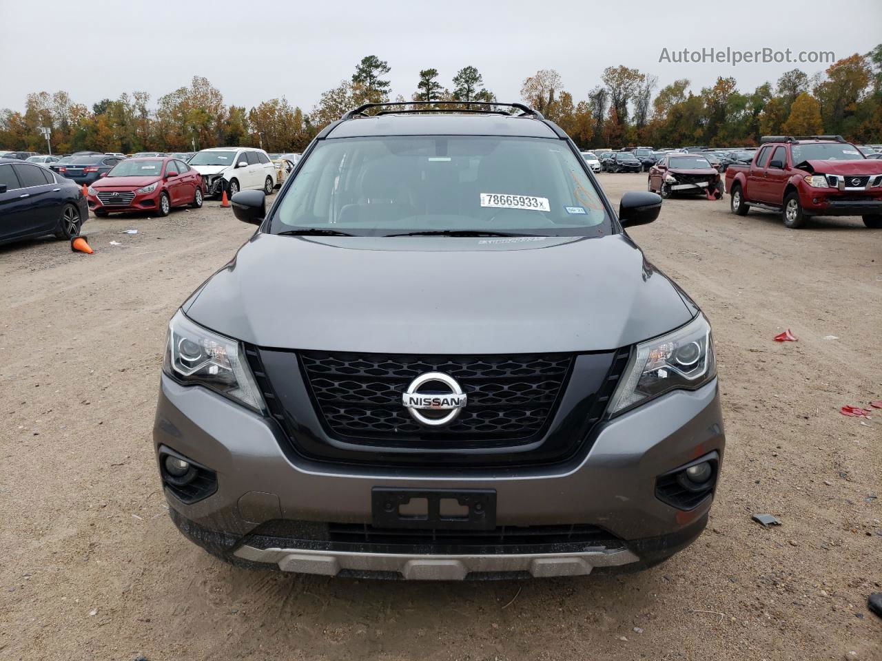 2020 Nissan Pathfinder Sv Gray vin: 5N1DR2BN2LC615451