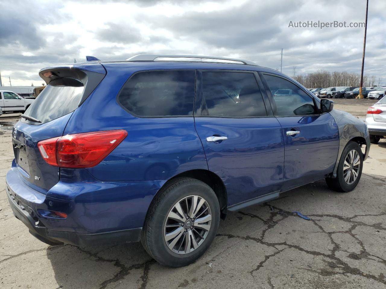 2020 Nissan Pathfinder Sv Blue vin: 5N1DR2BN6LC585872