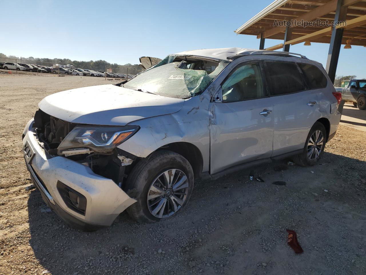 2020 Nissan Pathfinder Sv Silver vin: 5N1DR2BN6LC586309