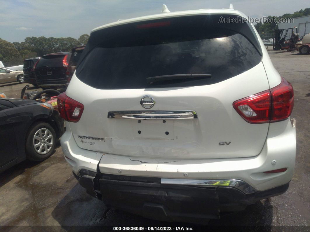 2020 Nissan Pathfinder Sv White vin: 5N1DR2BN6LC603688