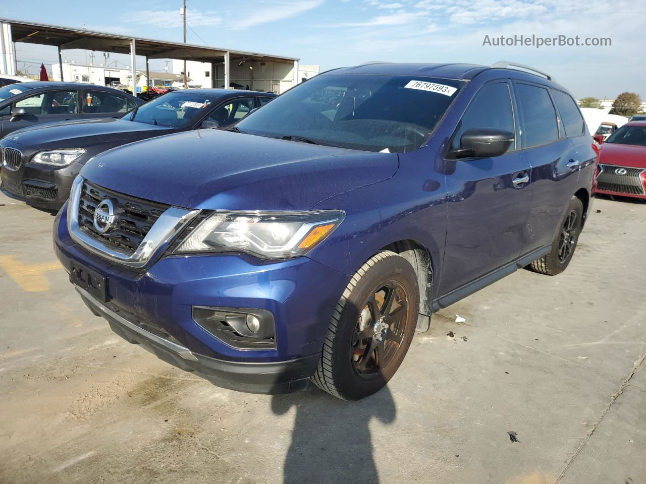 2020 Nissan Pathfinder Sv Blue vin: 5N1DR2BN9LC587809