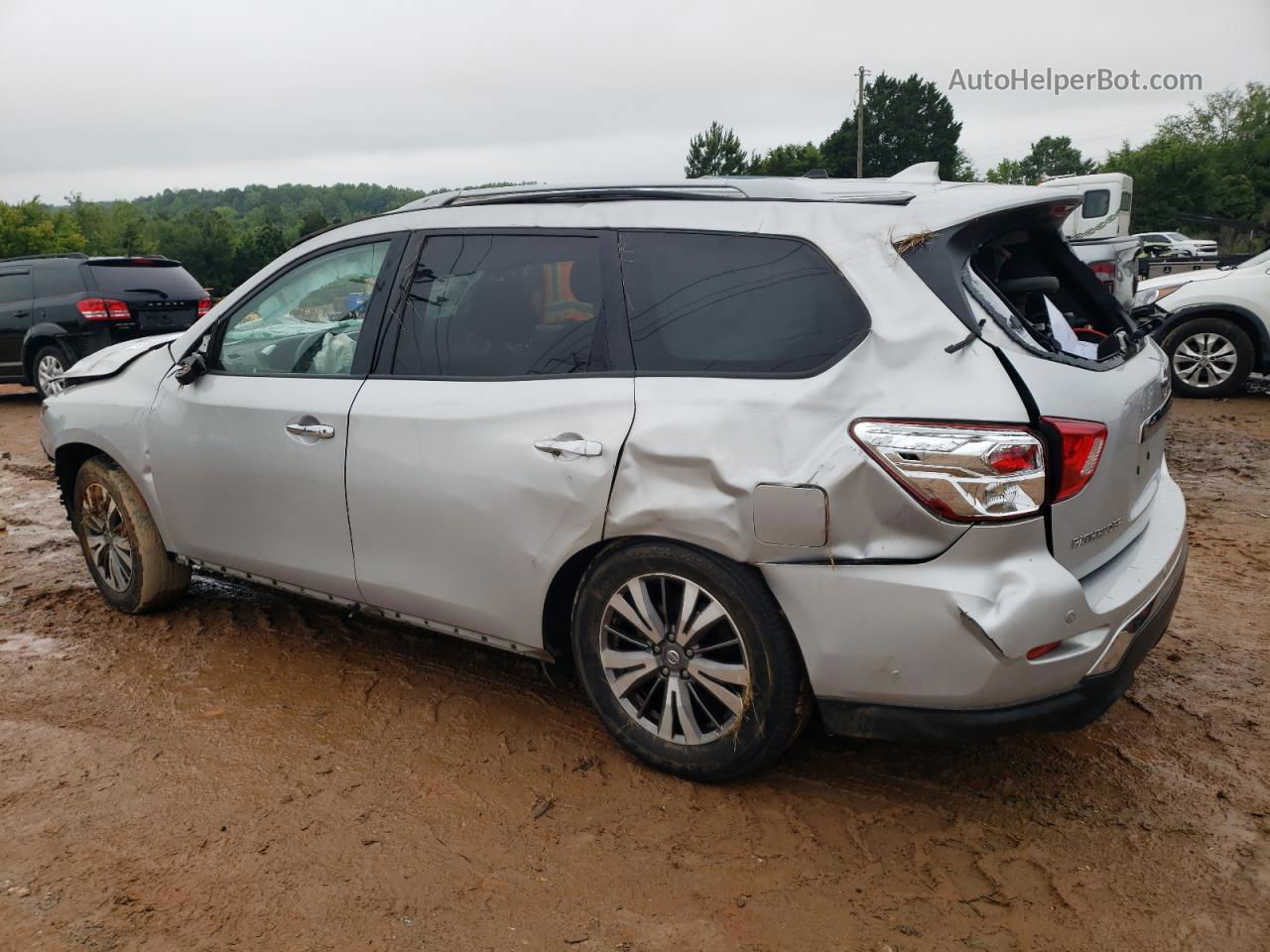 2020 Nissan Pathfinder Sv Silver vin: 5N1DR2BN9LC603667