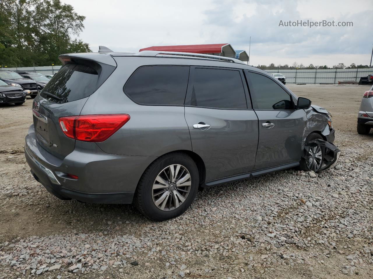 2020 Nissan Pathfinder Sv Gray vin: 5N1DR2BN9LC626821