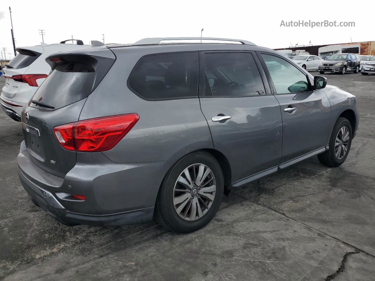 2020 Nissan Pathfinder Sv Gray vin: 5N1DR2BNXLC576754