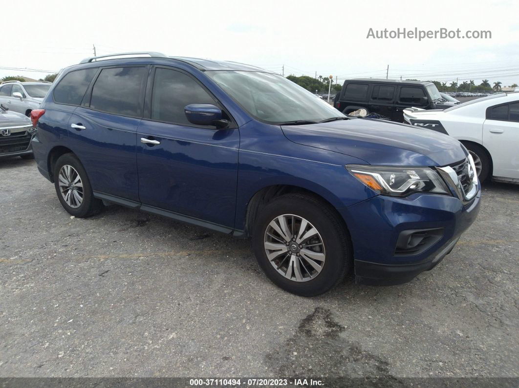 2020 Nissan Pathfinder Sv Blue vin: 5N1DR2BNXLC581162