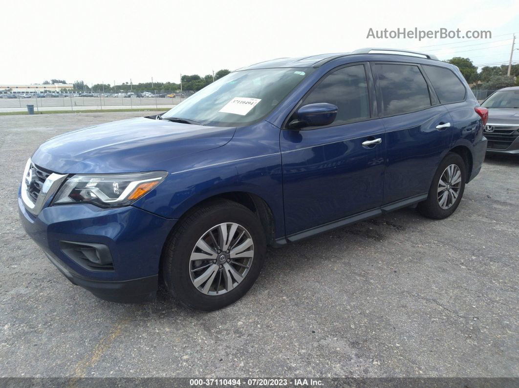 2020 Nissan Pathfinder Sv Blue vin: 5N1DR2BNXLC581162