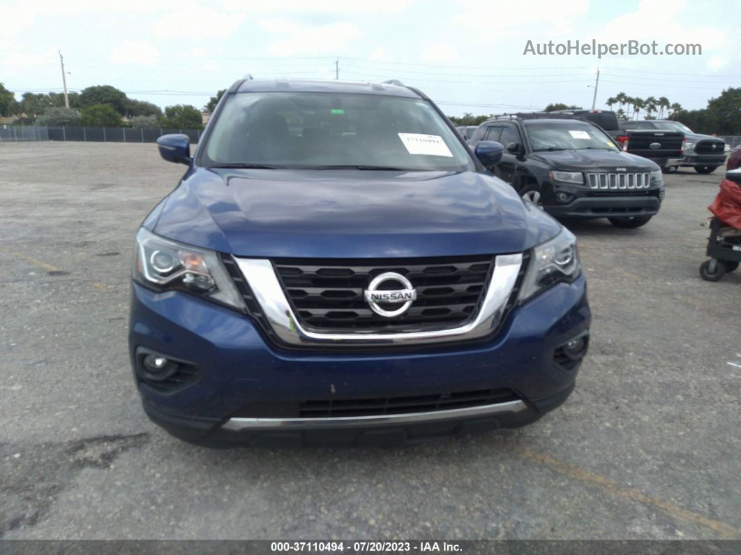 2020 Nissan Pathfinder Sv Blue vin: 5N1DR2BNXLC581162