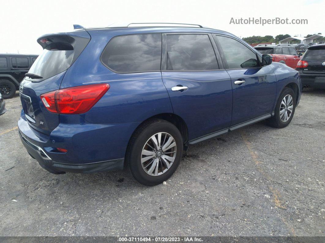 2020 Nissan Pathfinder Sv Blue vin: 5N1DR2BNXLC581162