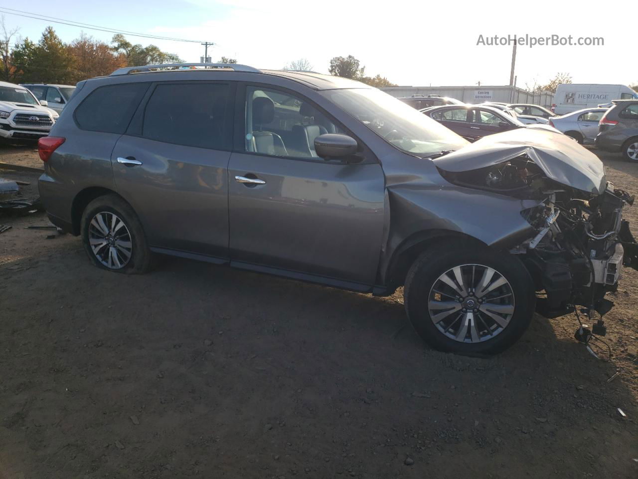 2020 Nissan Pathfinder Sl Серый vin: 5N1DR2CM0LC591348