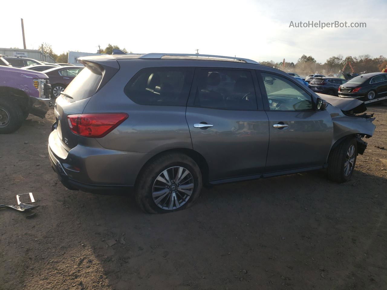 2020 Nissan Pathfinder Sl Gray vin: 5N1DR2CM0LC591348