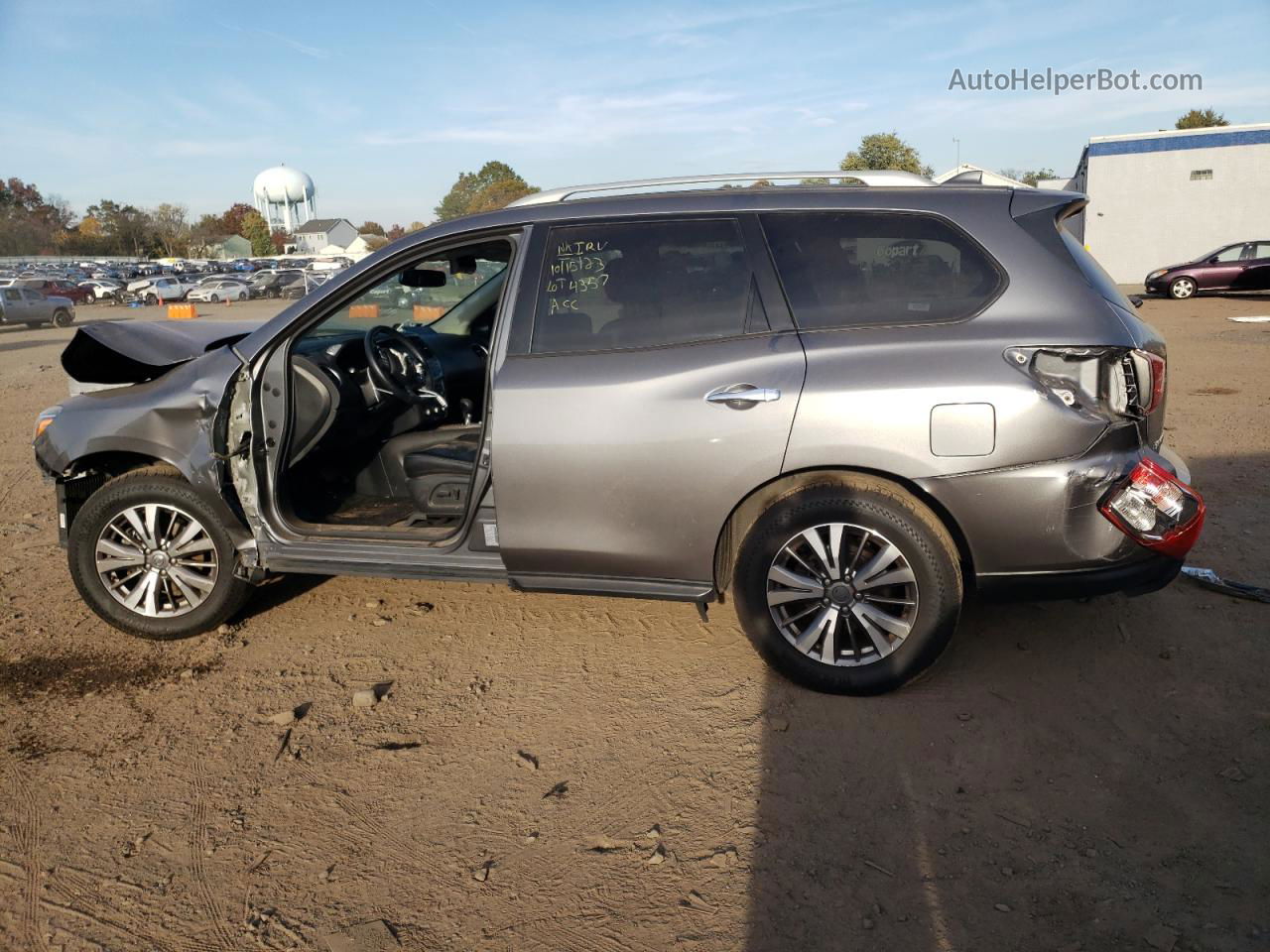 2020 Nissan Pathfinder Sl Серый vin: 5N1DR2CM0LC591348