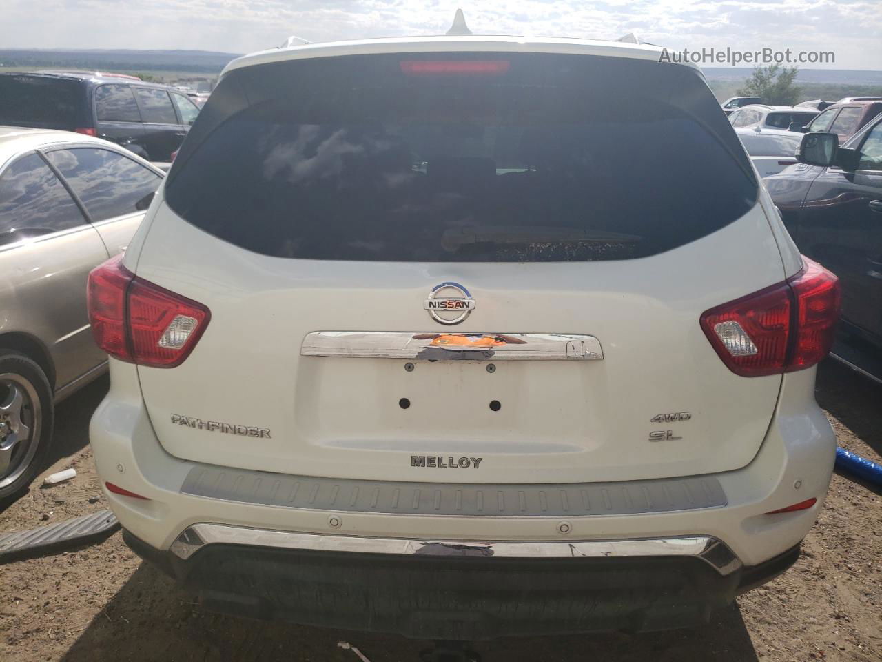 2020 Nissan Pathfinder Sl White vin: 5N1DR2CM0LC641326