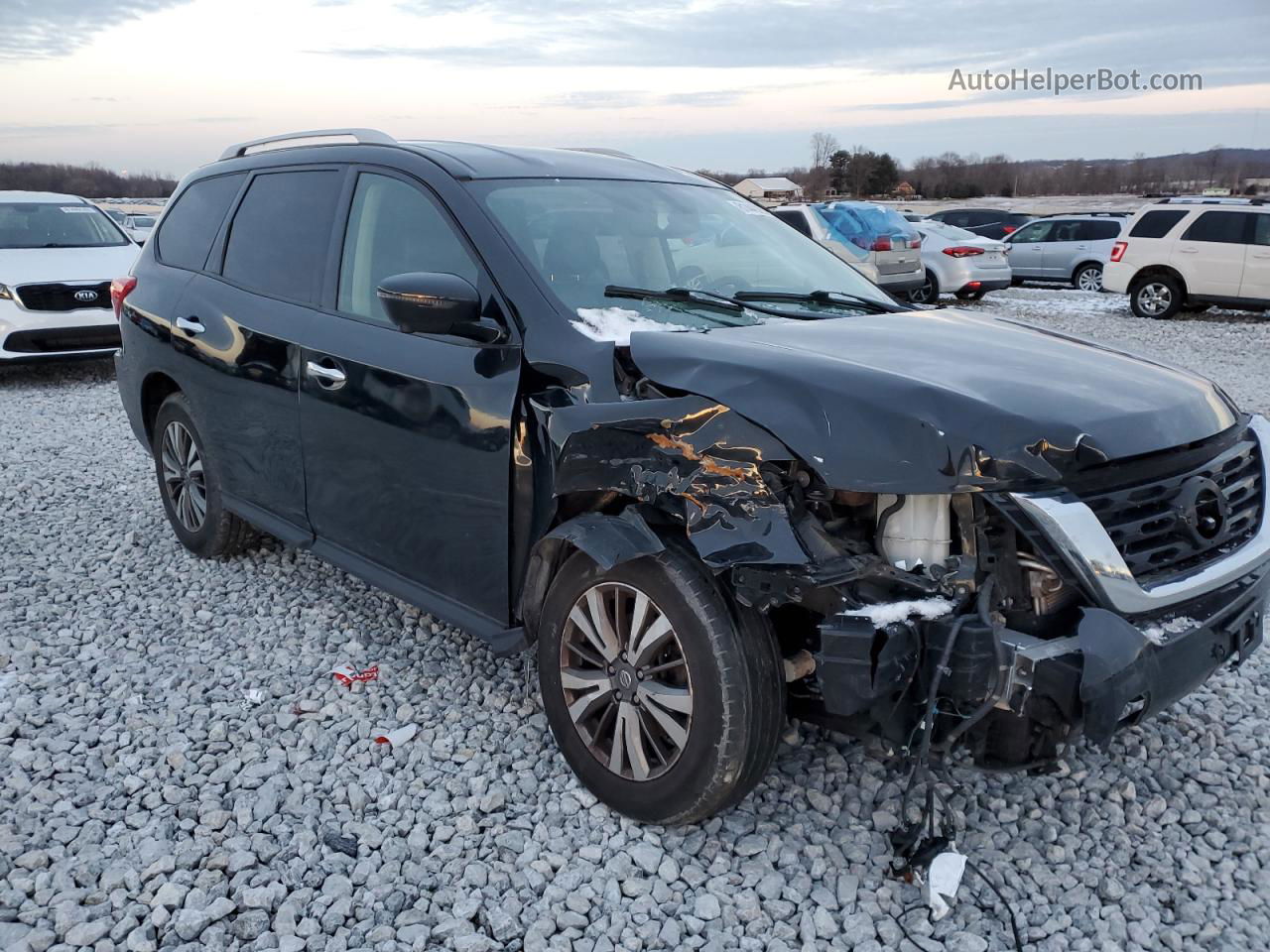 2020 Nissan Pathfinder Sl Черный vin: 5N1DR2CM2LC609347