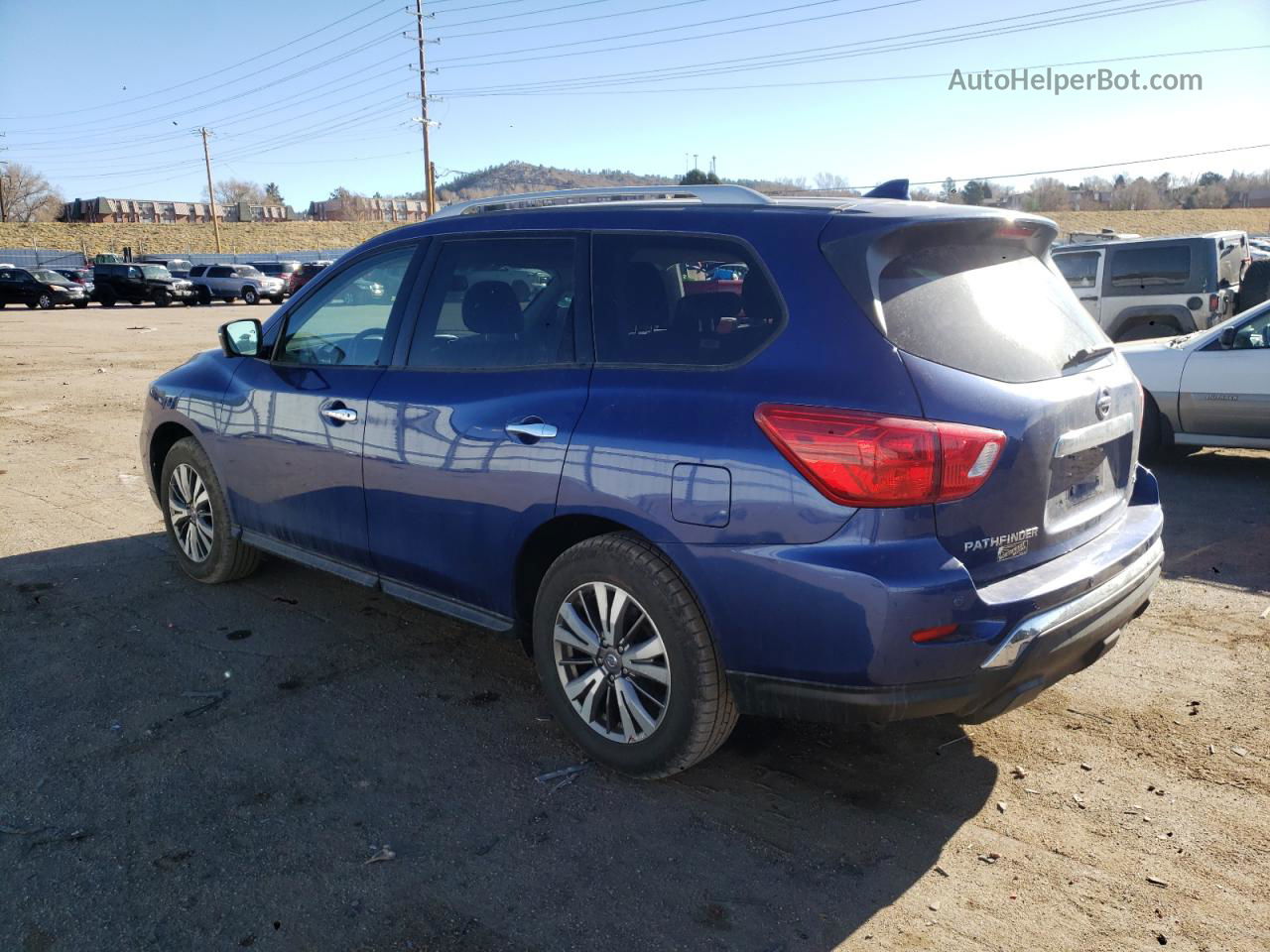 2020 Nissan Pathfinder Sl Blue vin: 5N1DR2CM5LC584797