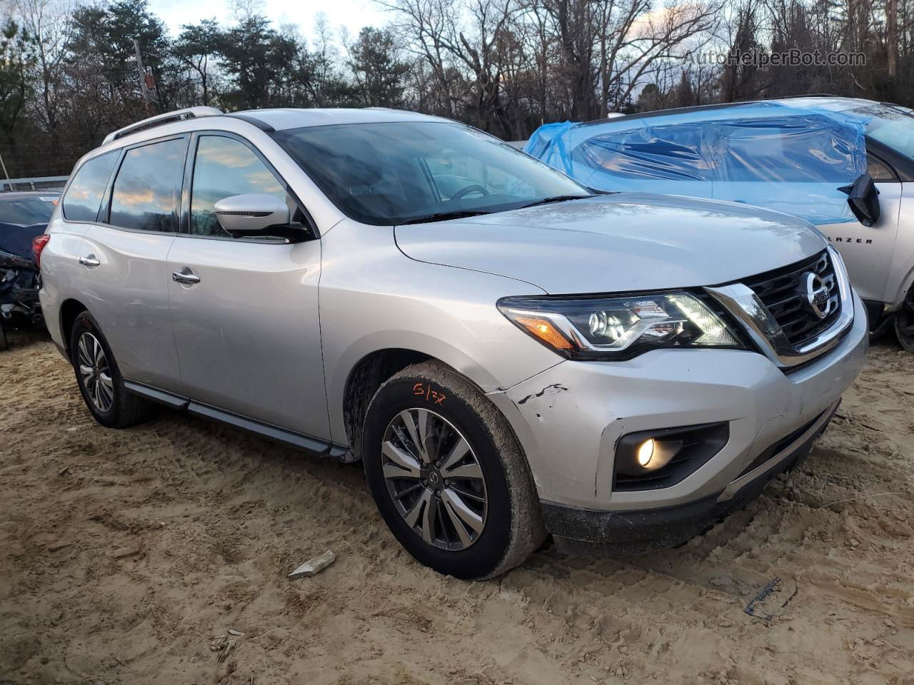 2020 Nissan Pathfinder Sl Silver vin: 5N1DR2CM6LC604796