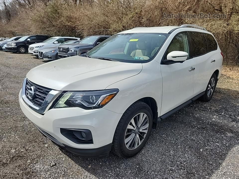 2020 Nissan Pathfinder Sl White vin: 5N1DR2CM7LC636818