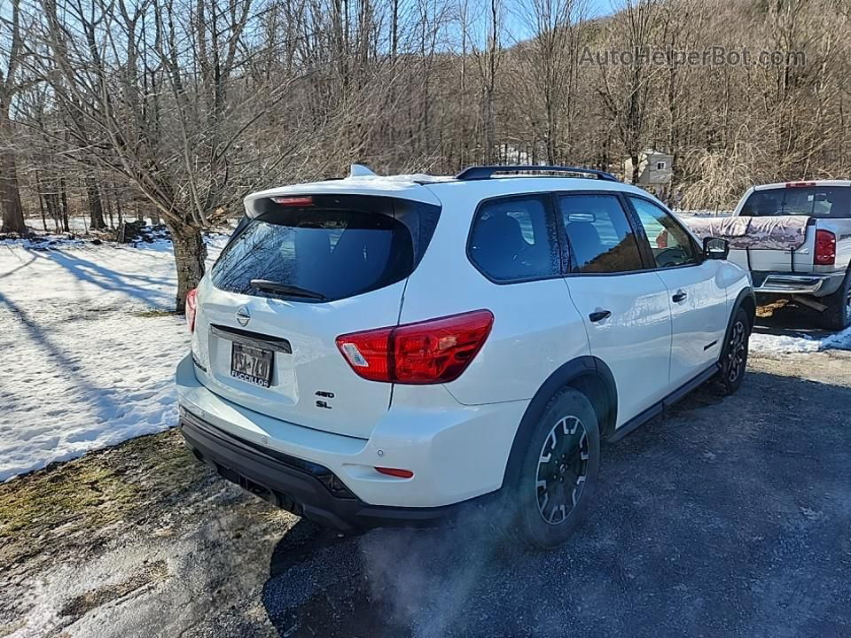 2020 Nissan Pathfinder Sl White vin: 5N1DR2CM7LC648029