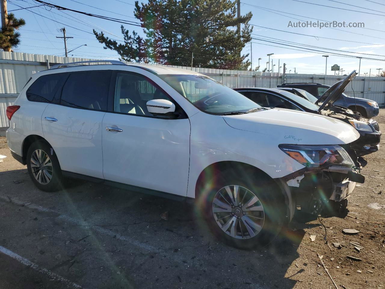 2020 Nissan Pathfinder Sl Белый vin: 5N1DR2CM8LC580856