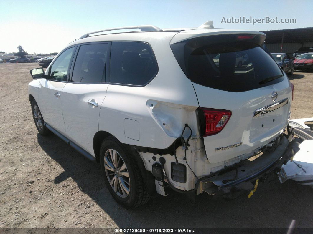 2020 Nissan Pathfinder Sl White vin: 5N1DR2CMXLC604252